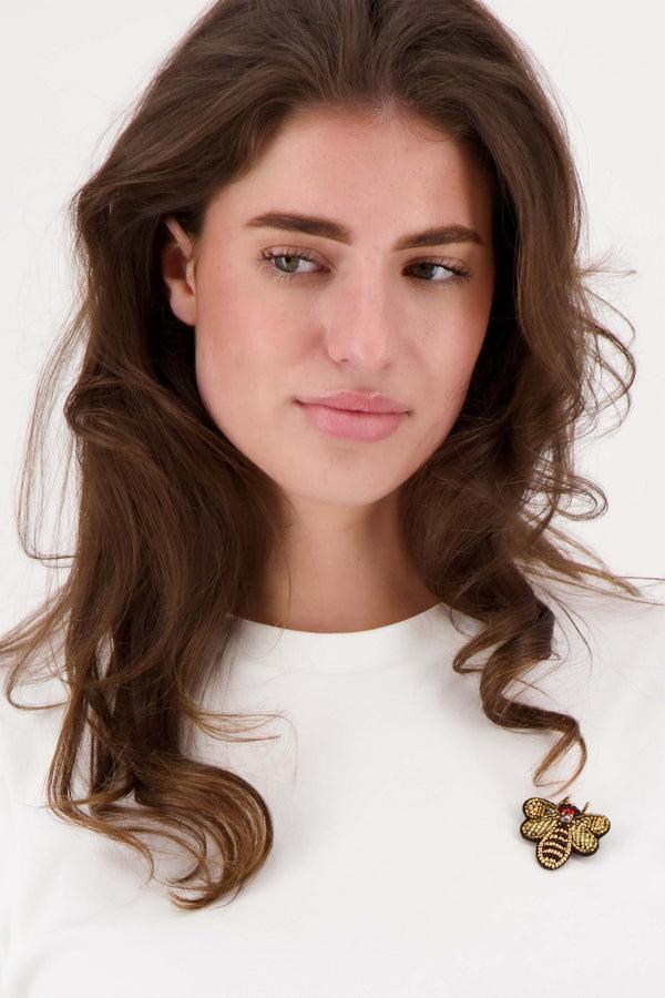 Zusss Bijen Broche Goud