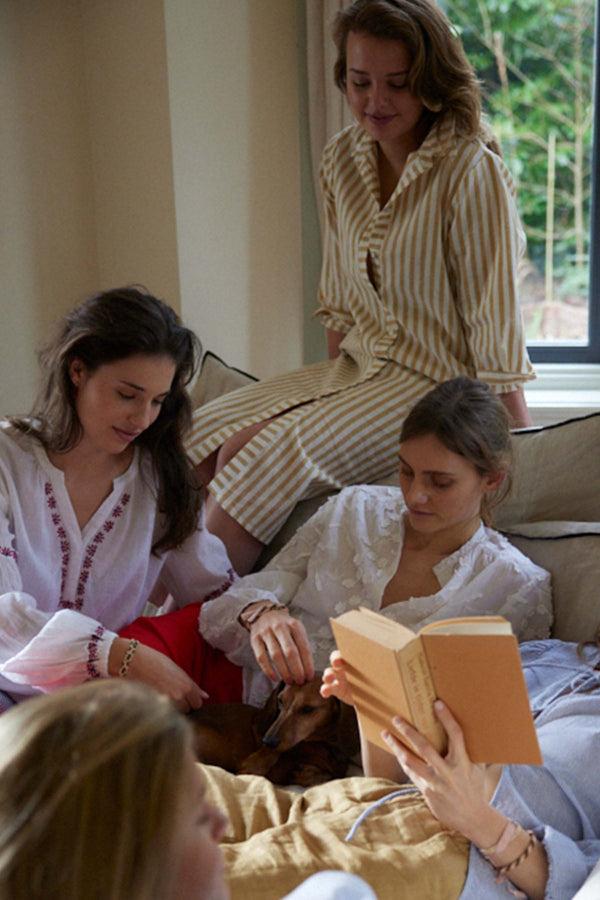 zusss blouse lange mouw met borduur details wit