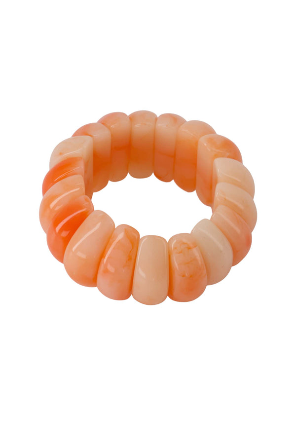 zusss brede armband gevlamd oranje