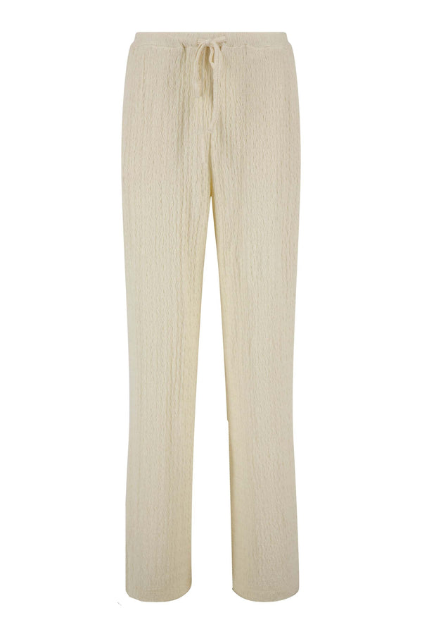 Zusss Broek Van Crinkle Stof Off White