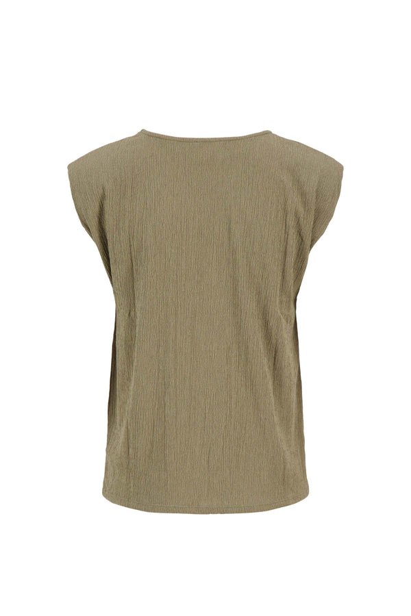 Zusss Crincle Top Kaki