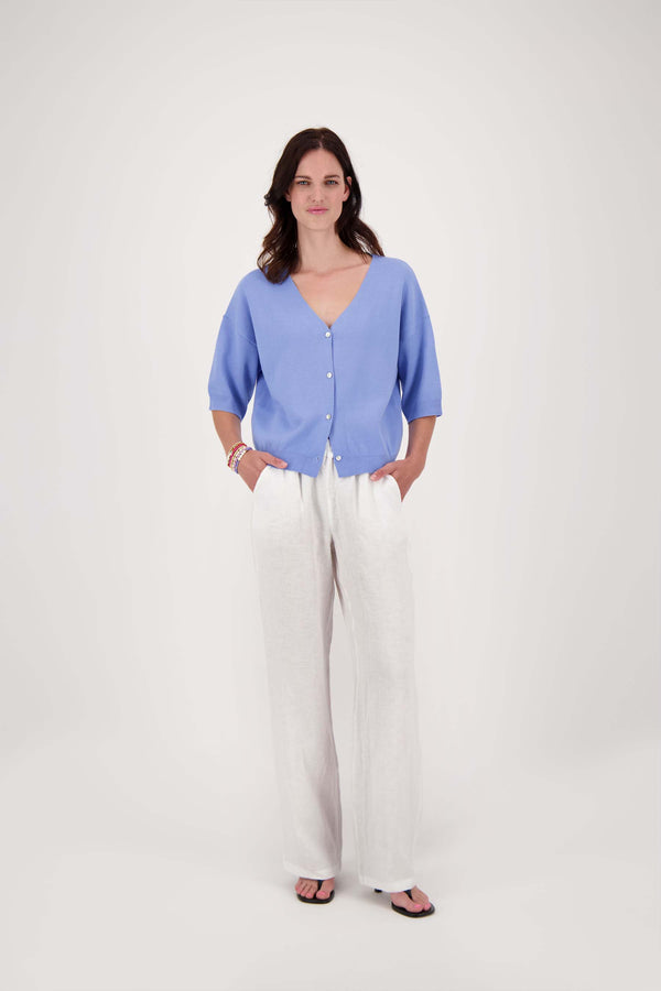 Zusss Fijnbrei Vestje Lavenderblauw