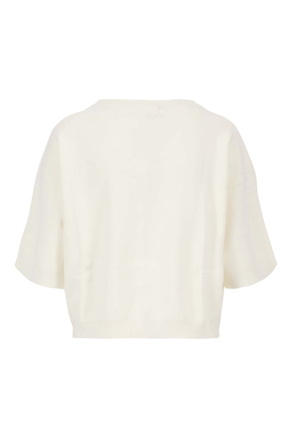 Zusss Fijnbrei Vestje Off White