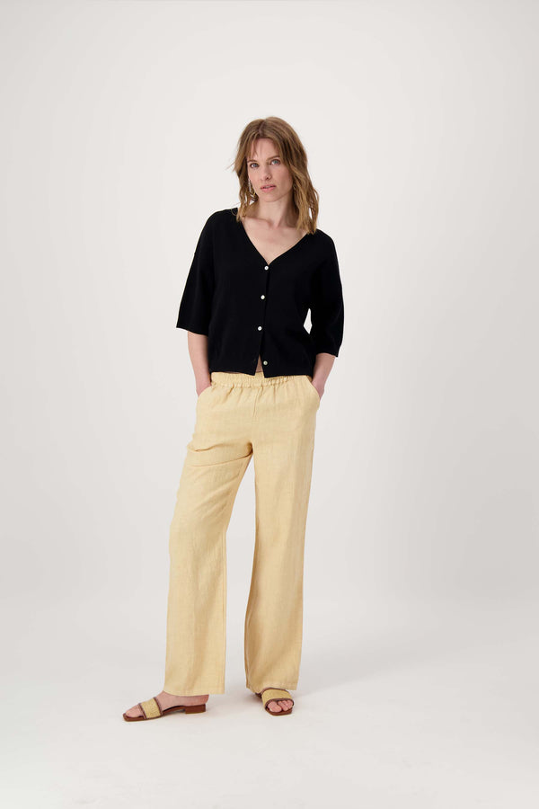 zusss fijnbrei vestje zwart