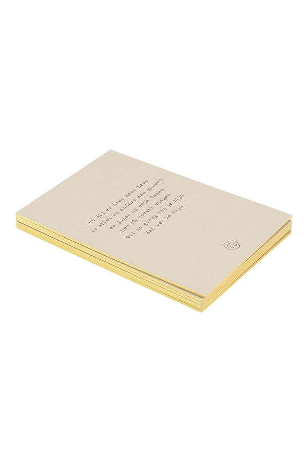 Zusss Gedichtenbundel Wit / Oker