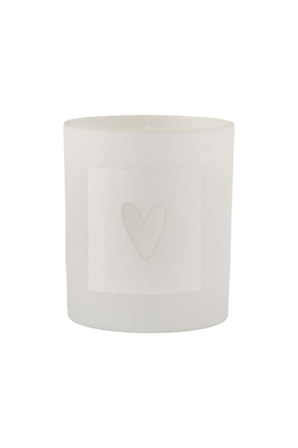 zusss geurkaars glas hartje M zand