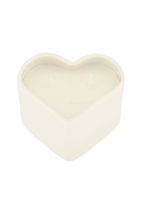 zusss geurkaars keramiek hartvorm wit