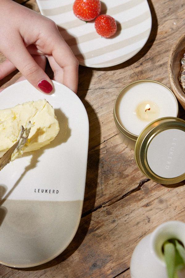 Zusss Geurkaars Schuifdoosje Leukerd Zand