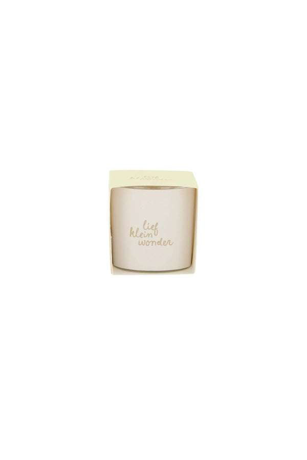 zusss geurkaarsje in wikkel lief wonder wit