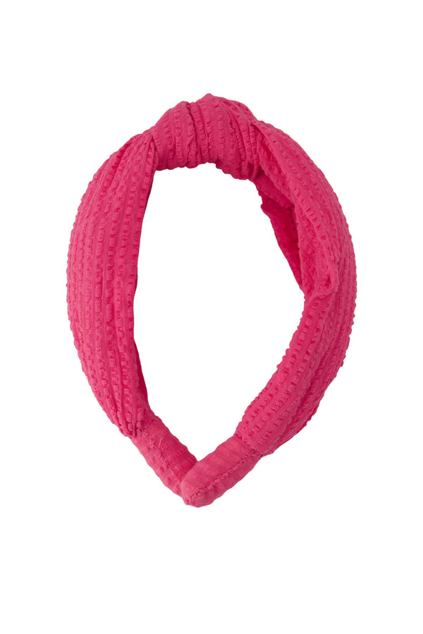Zusss Haarband Met Knoop Fel Roze