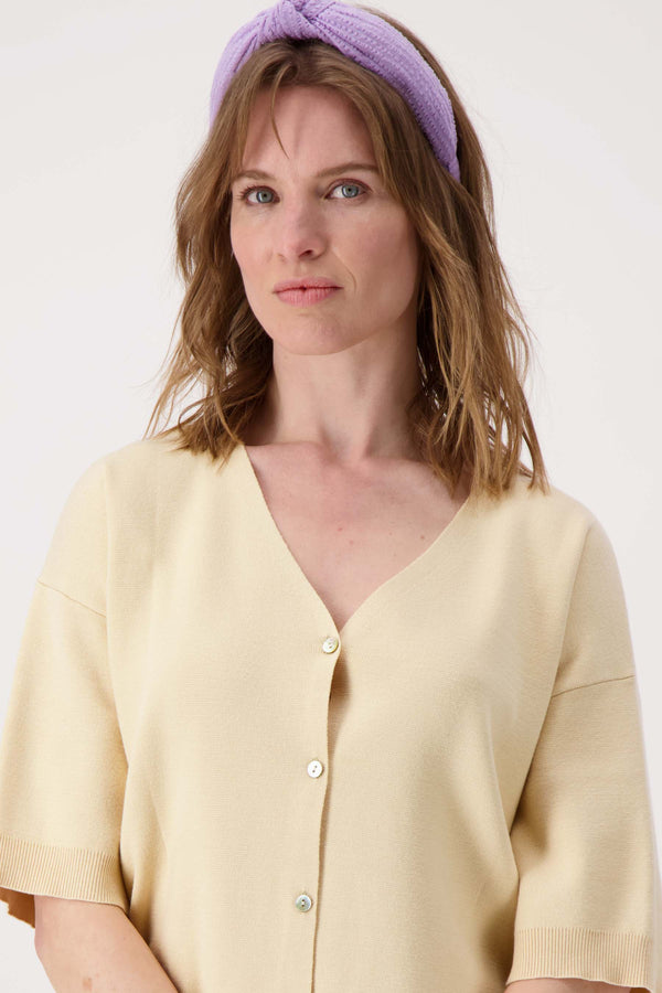 zusss haarband met knoop lila