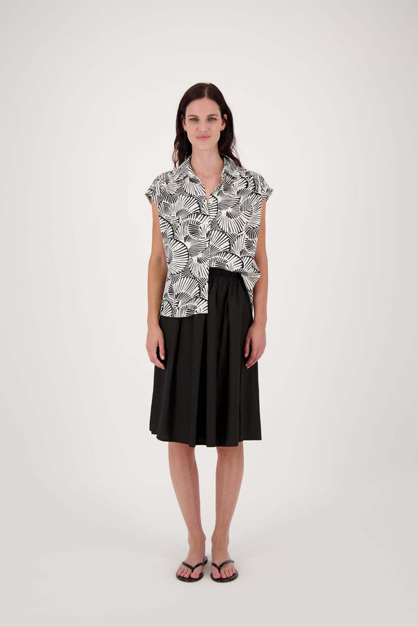 zusss halflange rok wijd zwart