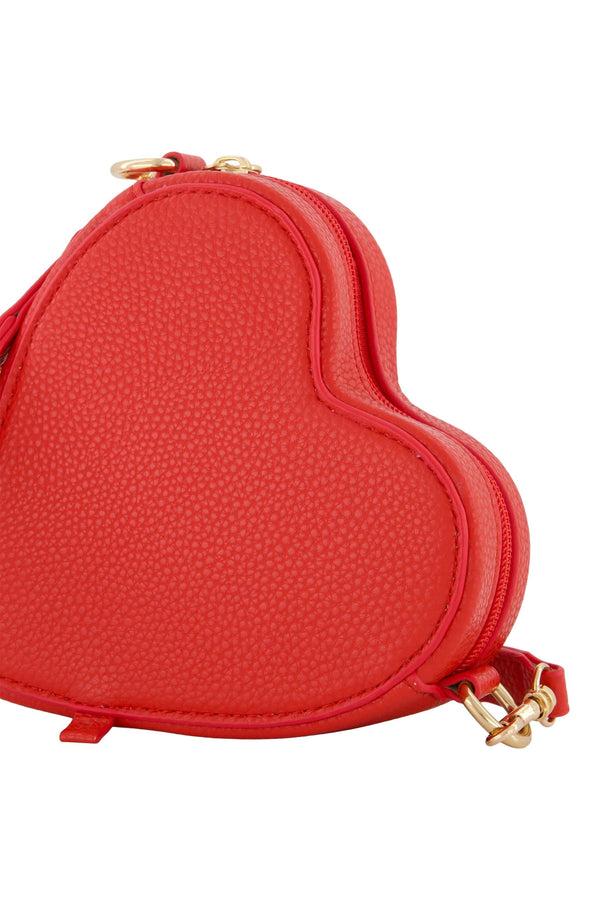 Zusss Hartvormige Tas Vega Leer Rood