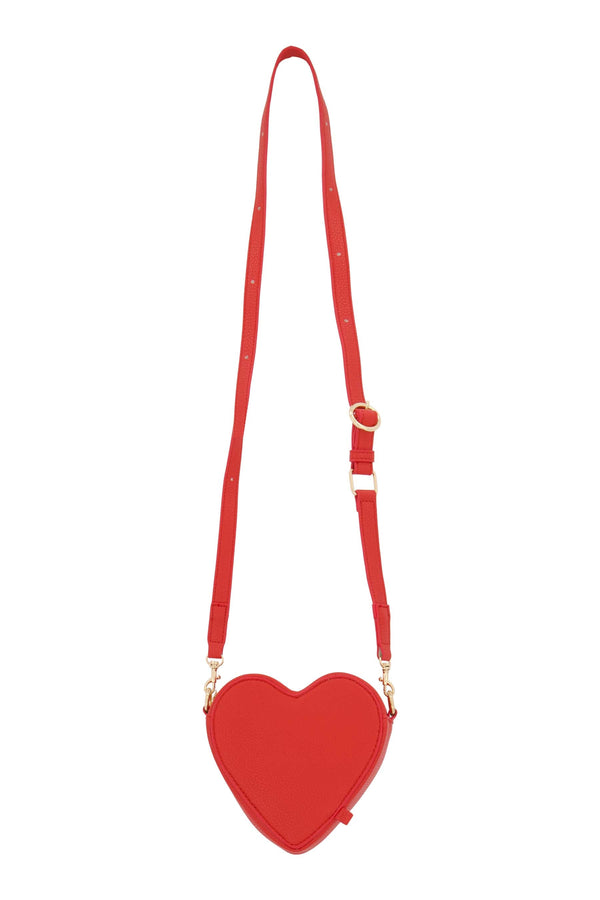 zusss hartvormige tas vega leer rood