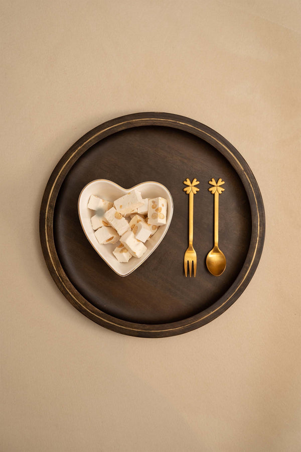 Zusss Houten Stylingbord 30 Cm Donkerbruin