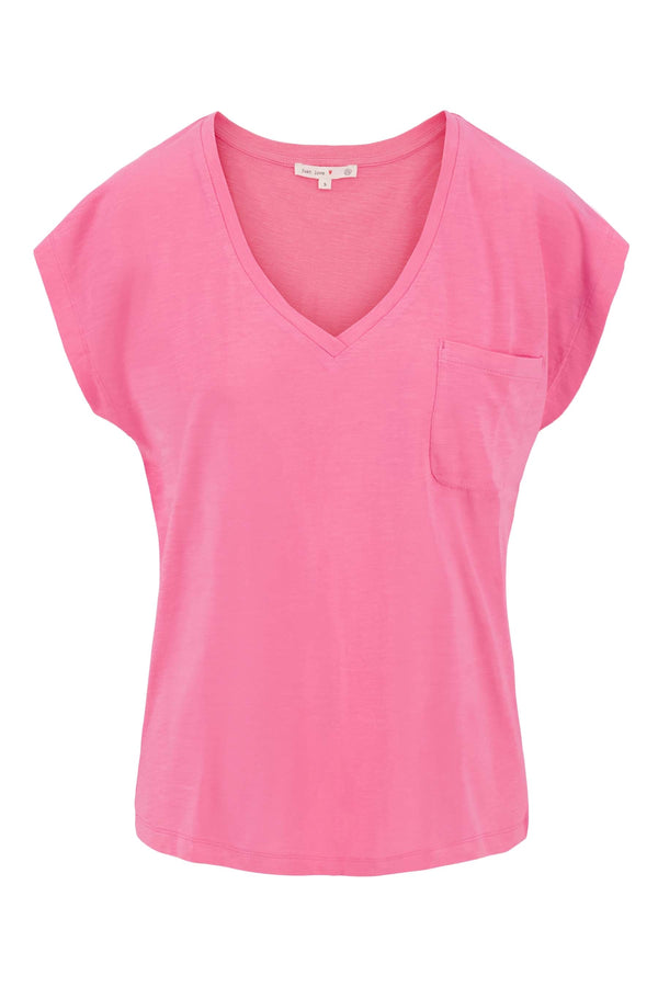 Zusss Jersey Top Fel Roze