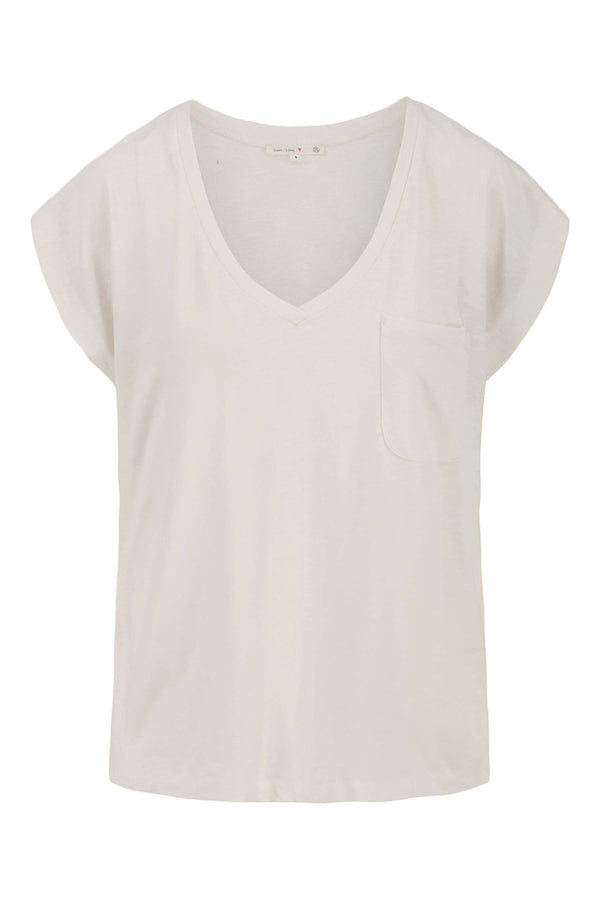 zusss jersey top off white