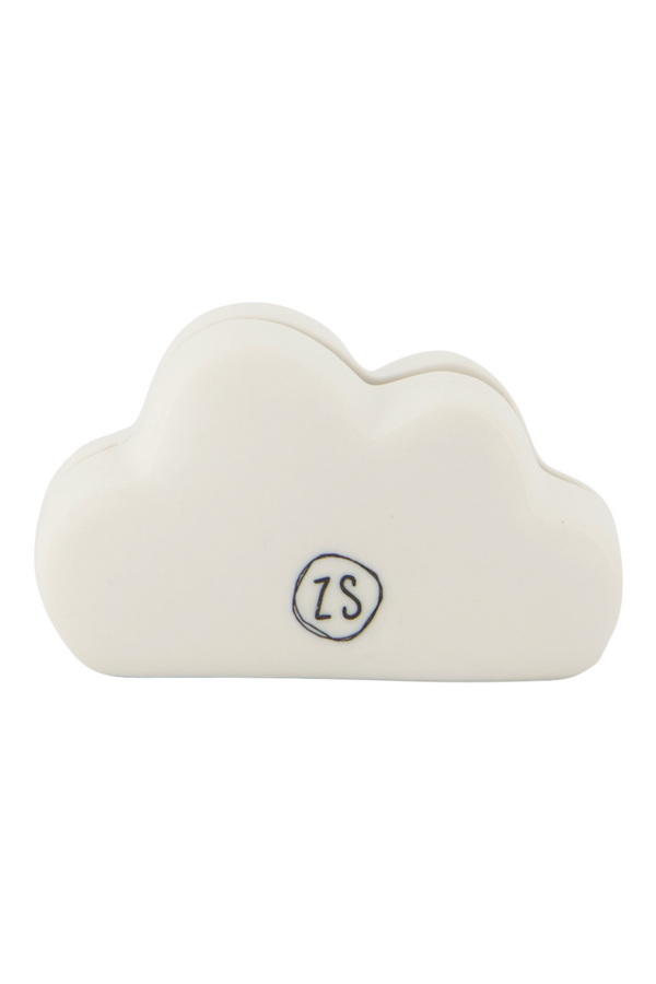Zusss Kaartenstandaard Keramiek Wolk Wit