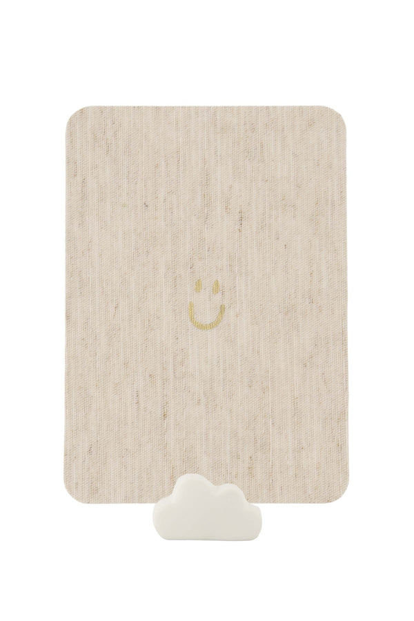 zusss kaartenstandaard keramiek wolk wit