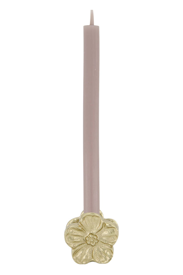 zusss kandelaartje metaal bloem goud