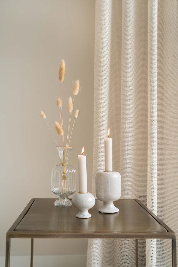 Zusss Keramieken Kandelaar L Glazuur Spikkels Zand