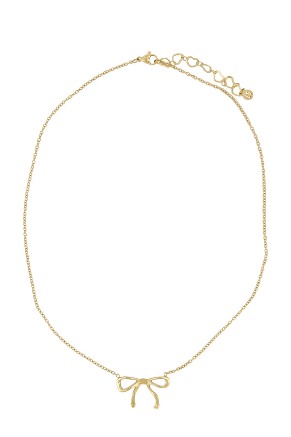 zusss ketting met strik goud
