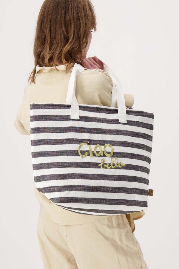 zusss koeltas ciao bella L ecru / zwart