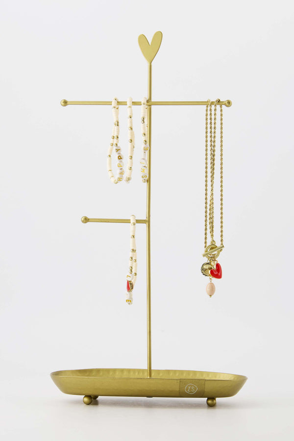 Zusss Kralenarmband Met Tekst Luck Off White