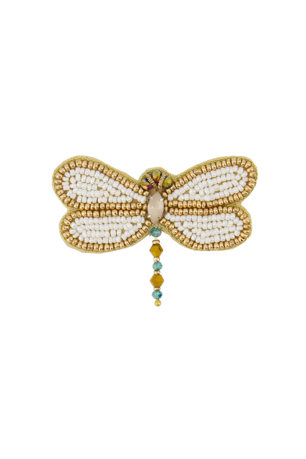 zusss libelle broche off white
