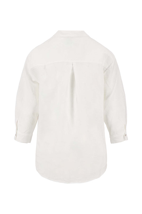 Zusss Linnen Blouse Off White