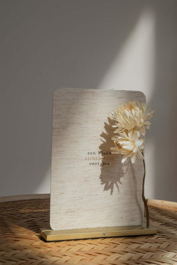 Zusss Linnen Kaart Goud