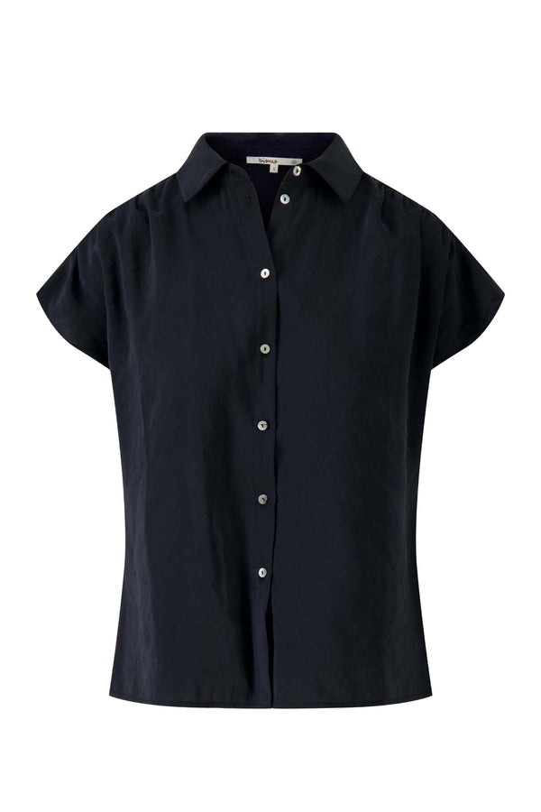 Zusss Modal Blouse Mouwloos Zwart