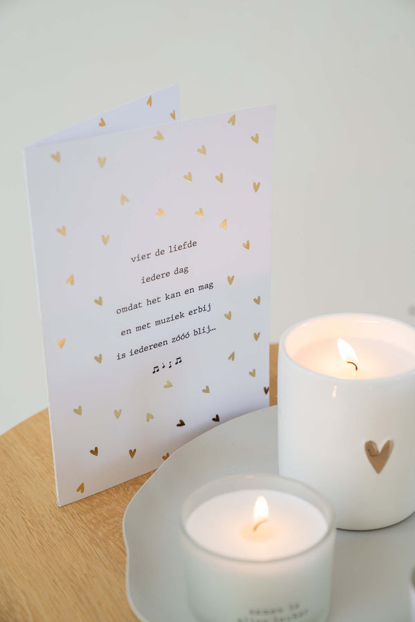 Zusss Muziekkaart Vier De Liefde Goud