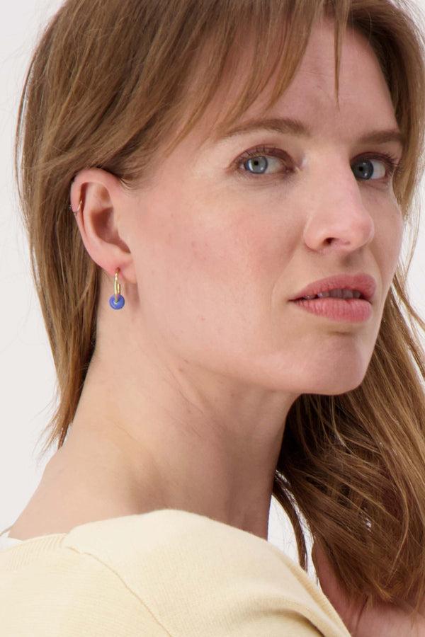 Zusss Oorringen Met Rondje Lavenderblauw