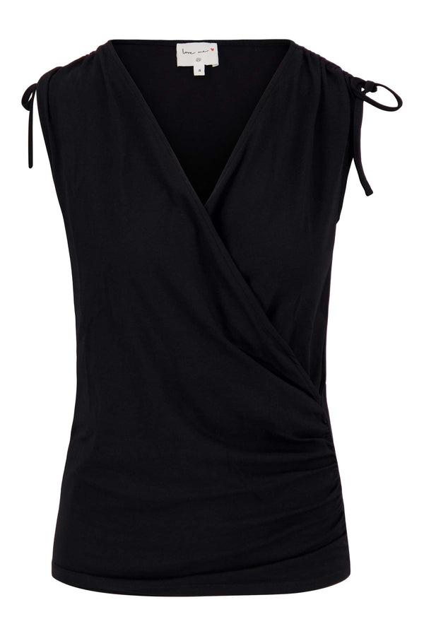 Zusss Overslag Top Zwart