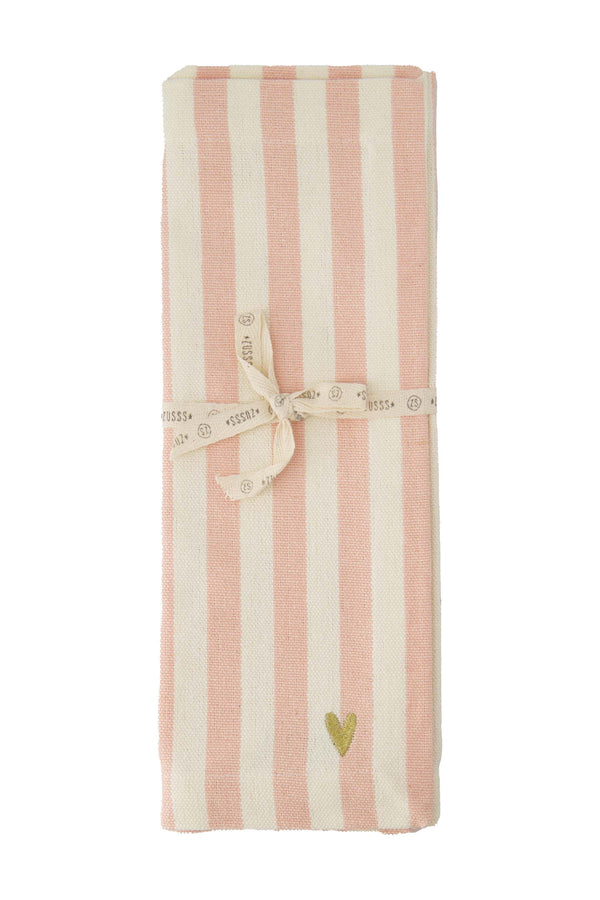 Zusss Placemat Streep Roze / Wit