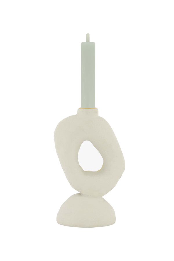 zusss polystone kandelaar ornament M zand