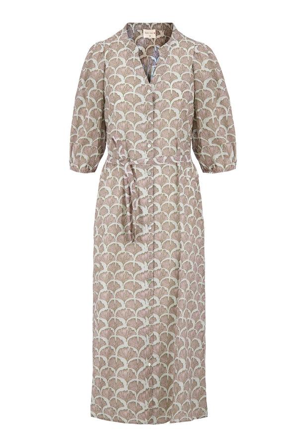 Zusss Print Jurk Met Korte Mouwen Multicolor