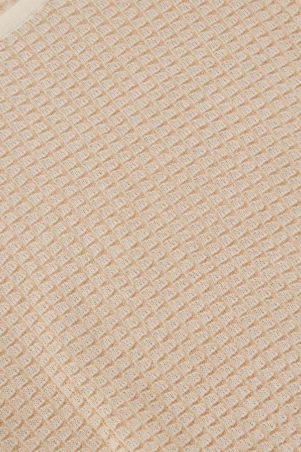 Zusss Ronde Hals Brei Trui Met Lurex Sahara / Wit