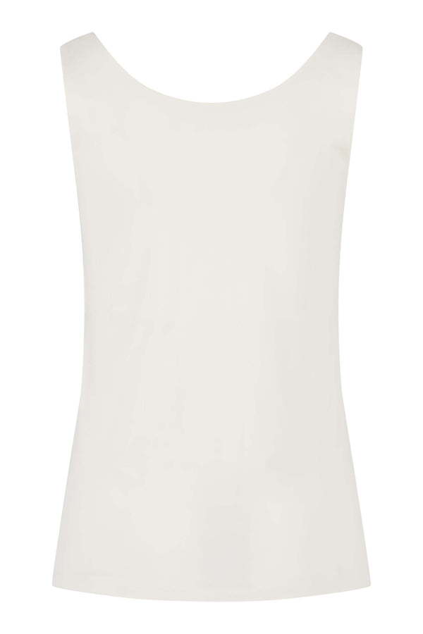 Zusss Singlet Van Polyamide Stof Off White
