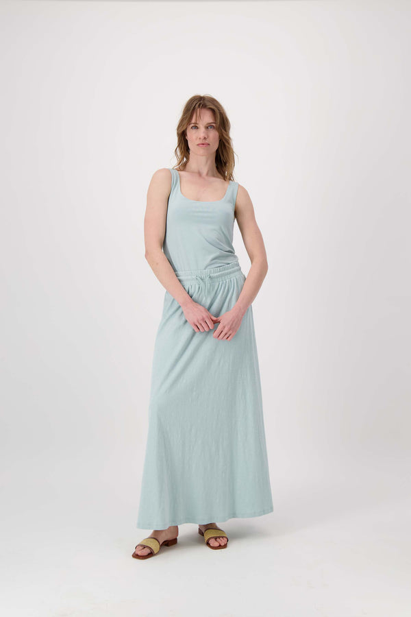 Zusss Singlet Van Polyamide Stof Vergrijsd Blauw