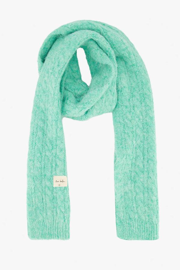 zusss sjaal met kabel mint