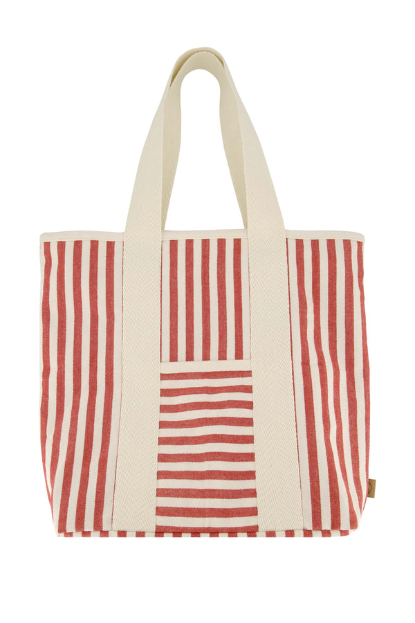 zusss streep tas wit / rood