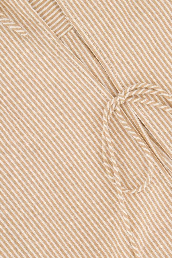 Zusss Strik Blousejasje Gestreept Off White / Ecru