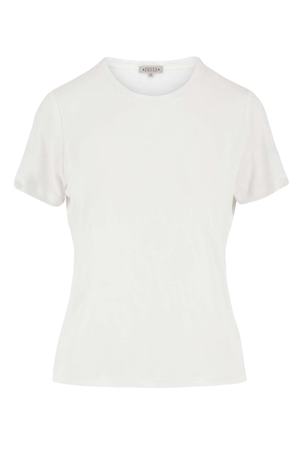 zusss t-shirt met ronde hals wit