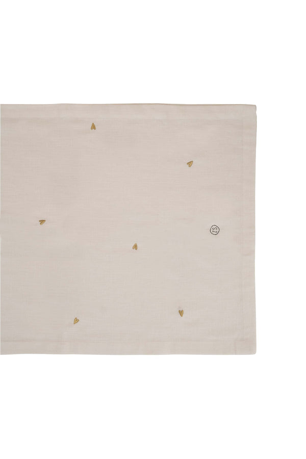 Zusss Tafelloper 300x50cm Wit / Goud