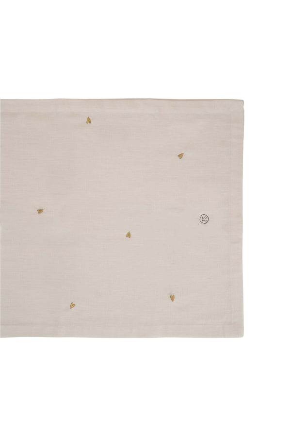 zusss tafelloper 300x50cm wit / goud