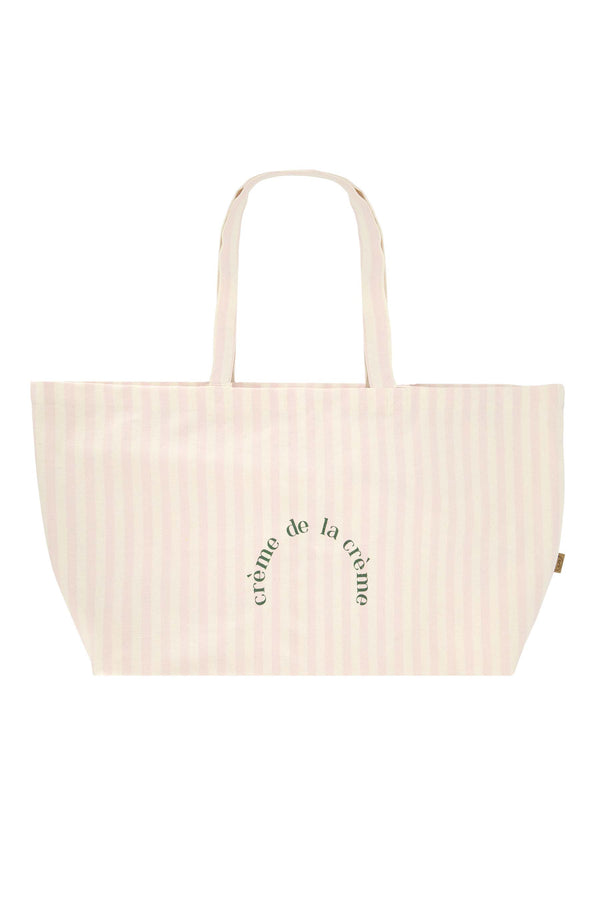 zusss tas met streep lichtroze