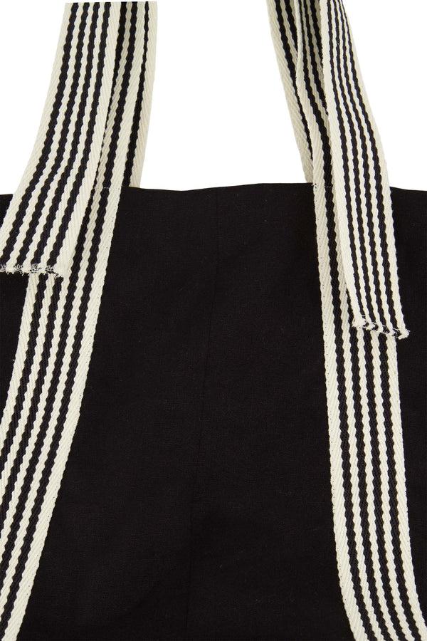 Zusss Tas Met Strik Hengsel Zwart