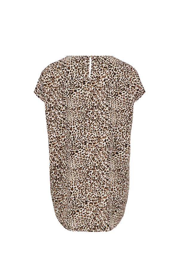 Zusss Top Met Panterprint Multicolor